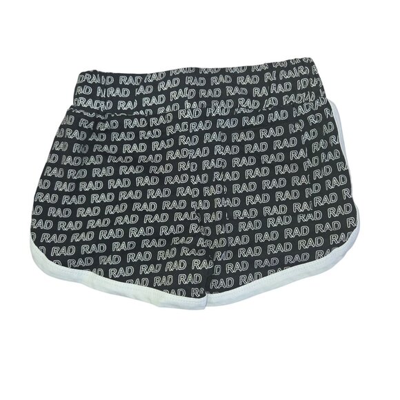 Jr. Cooper Kids Size 3 "Rad" Print Black & White Shorts 4156 - Picture 2 of 6
